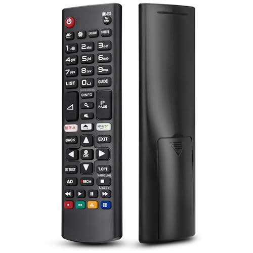 Universal-Ersatz für LG-Smart-TV-Fernbedienung, Neue verbesserte Infrarot LG TV-Fernbedienung AKB75095308 AKB75095307 AKB74915324, mit Hotkey-Tasten von OMAIC