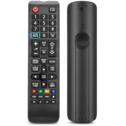 Universal-Ersatz für Samsung-Smart-TV-Fernbedienung, Neueste verbesserte Infrarot-Fernbedienung für Samsung, für alle Samsung LCD LED HDTV 3D Curved Frame Solar Smart TVs Universal-Ersatz für Samsung-Smart-TV-Fernbedienung, Neueste verbesserte Infrarot-Fernbedienung für Samsung, für alle Samsung LCD LED HDTV 3D Curved Frame Solar Smart TVs von OMAIC