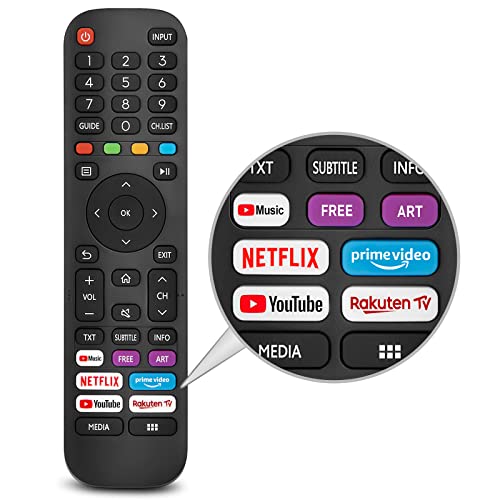 Universal Replacement for VIDAA-TV-Remote, New Upgraded Infrared EN2G30H/EN2A30 Remote Control von OMAIC