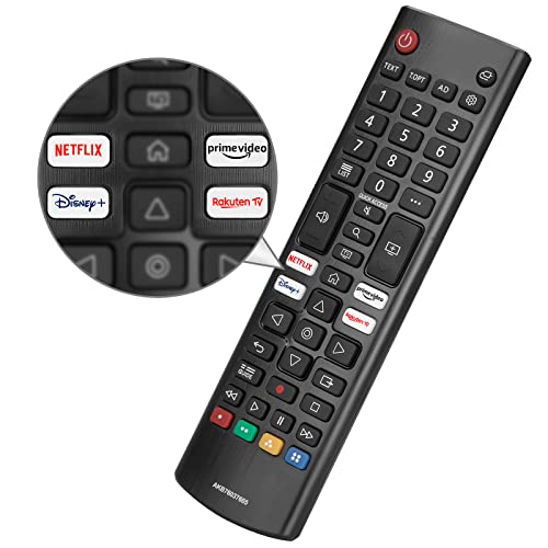 Universeller Ersatz für LG-Smart-TV-Fernbedienung, verbesserte Infrarot-LG, mit Netflix, Prime Video, Disney+, Rakuten TV-Tasten Universeller Ersatz für LG-Smart-TV-Fernbedienung, verbesserte Infrarot-LG, mit Netflix, Prime Video, Disney+, Rakuten TV-Tasten von OMAIC