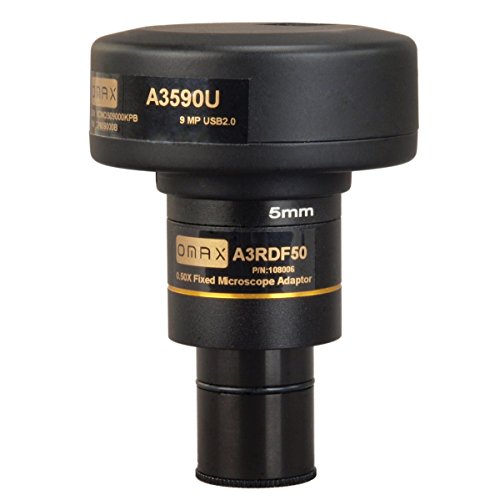 AmScope A3590U 9.0MP USB Digitalkamera für Mikroskop mit 0.01 mm Kalibrierung Rutschen von OMAX