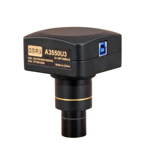 OMAX AmScope A3550U3 5MP USB3.0 Digitalkamera für Mikroskop mit 0.01 mm Kalibrierung Rutschen OMAX AmScope A3550U3 5MP USB3.0 Digitalkamera für Mikroskop mit 0.01 mm Kalibrierung Rutschen von OMAX