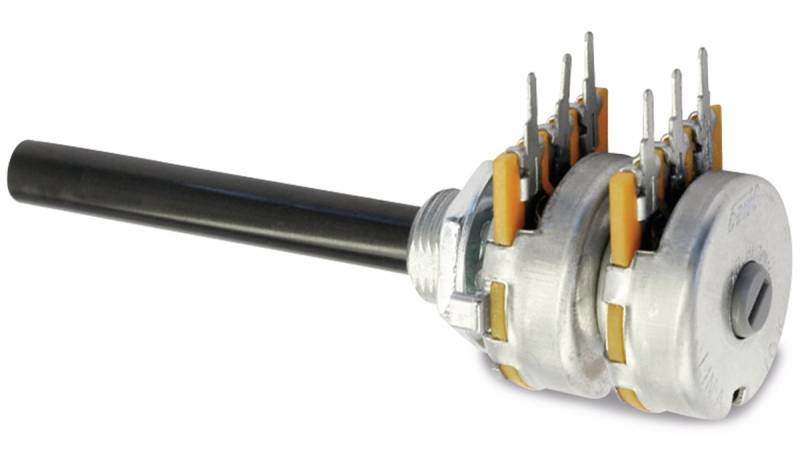OMEG Potentiometer PC2G20BU, 100 kΩ, stereo, logarithmisch von OMEG
