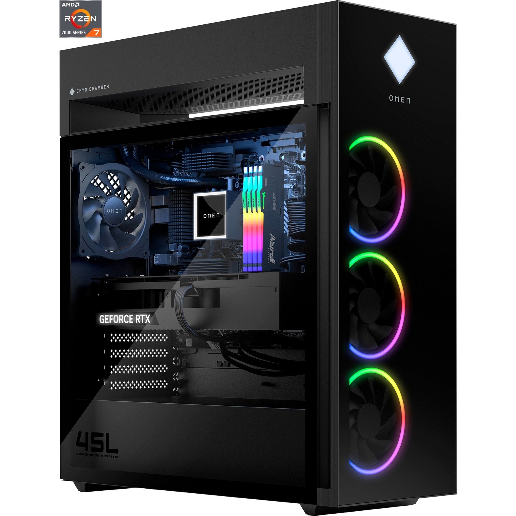 45L Gaming Desktop GT22-1204ng, Gaming-PC von OMEN