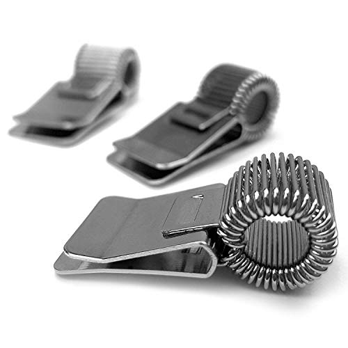 Metall-Stift-Halter für Notizbuch/Klemmbrett/Tagebuch – Ideal für Ärzte/Krankenschwestern/Vorarbeiter/Büro – [3 Stück] – Silber von OMG!