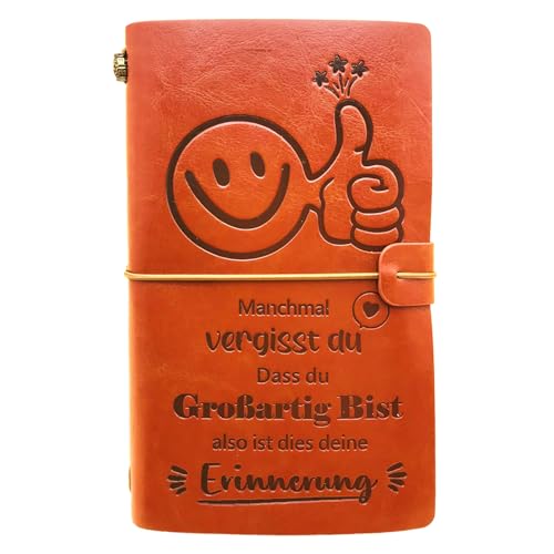 OMNIQI Geschenke für Frauen Männer, Geburtstagsgeschenk Weihnachtsgeschenke für Frauen, Inspirierendes Leder Tagebuch Personalisierte Geschenke für Mama Papa Beste Freunde Schwestern Kollegen Ehefrau OMNIQI Geschenke für Frauen Männer, Geburtstagsgeschenk Weihnachtsgeschenke für Frauen, Inspirierendes Leder Tagebuch Personalisierte Geschenke für Mama Papa Beste Freunde Schwestern Kollegen Ehefrau von OMNIQI