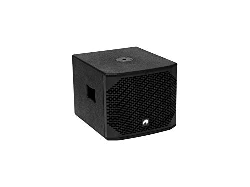 OMNITRONIC AZX-112A PA-Subwoofer aktiv 300W | Aktiver 12"-Bassreflex-Subwoofer mit 300 W RMS, 8 Ohm | Mit 63-mm-Schwingspule von OMNITRONIC