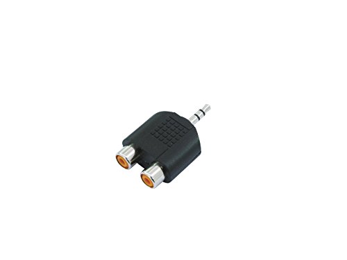OMNITRONIC Adapter 2xCinch(F)/3,5 Klinke stereo 10x von OMNITRONIC