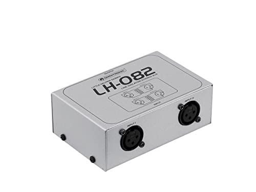 OMNITRONIC LH-082 Stereo-Isolator XLR | Stereo-Line-Isolator mit XLR-Buchsen von OMNITRONIC