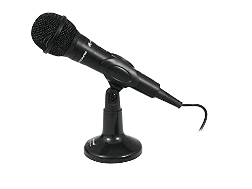 OMNITRONIC M-22 USB Dynamisches Mikrofon | Dynamisches USB-Mikrofon mit Halterung von OMNITRONIC