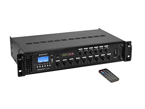 OMNITRONIC MAVZ-120.6P ELA-Mischverstärker | 6-Zonen-ELA-Mono-Mischverstärker, MP3-Player & IR-FB, Zonen regelbar, 120 W OMNITRONIC MAVZ-120.6P ELA-Mischverstärker | 6-Zonen-ELA-Mono-Mischverstärker, MP3-Player & IR-FB, Zonen regelbar, 120 W von OMNITRONIC