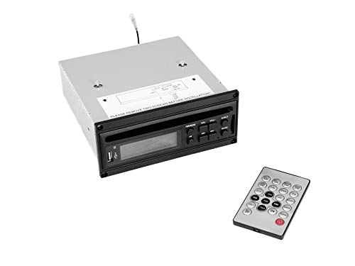 OMNITRONIC MOM-10BT4 CD-Player mit USB & SD | CD-/MP3-Player-Einbaumodul mit SD-Kartensteckplatz und USB-Anschluss von OMNITRONIC