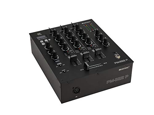 OMNITRONIC PM-322P 3-Kanal-DJ-Mixer mit Bluetooth und USB-Player von OMNITRONIC