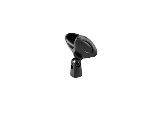 OMNITRONIC UHF-300 Mikrofonhalterung für drahtlose Mikrofone | Geeignet für das UHF-300 Handmikrofon | Für Stativgewinde mit 16 mm (5/8") von OMNITRONIC