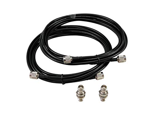 Omnitronic Antennenkabel TNC-Set 5 m | Zwei 50-Ohm-Koaxialkabel mit TNC-Steckern Omnitronic Antennenkabel TNC-Set 5 m | Zwei 50-Ohm-Koaxialkabel mit TNC-Steckern von OMNITRONIC