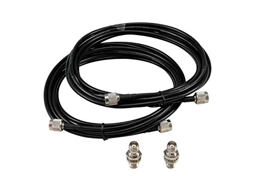 Omnitronic Antennenkabel TNC-Set 5 m | Zwei 50-Ohm-Koaxialkabel mit TNC-Steckern von OMNITRONIC