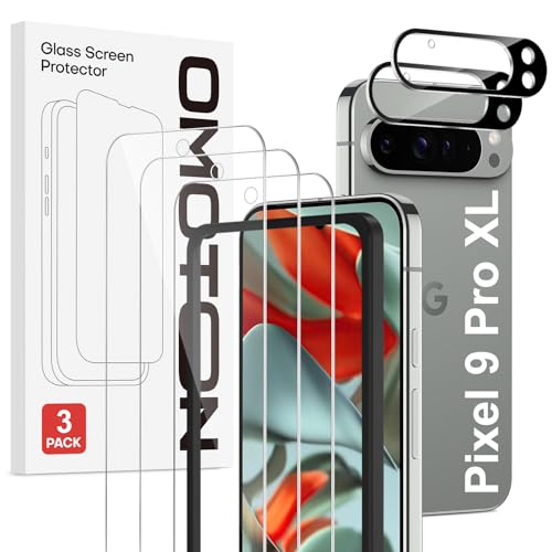 OMOTON Panzer Schutz Glas für Google Pixel 9 Pro XL mit Rahmen-Installationshilfe, 3 Schutzglas und 2 Kamera Schutzfolie, HD Displayschutzfolie, 9H Härte, Unterstützt Fingerabdrucksensor OMOTON Panzer Schutz Glas für Google Pixel 9 Pro XL mit Rahmen-Installationshilfe, 3 Schutzglas und 2 Kamera Schutzfolie, HD Displayschutzfolie, 9H Härte, Unterstützt Fingerabdrucksensor von OMOTON