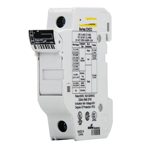 OMTUWORZ Sicherung LP-CC-10, 600 V, 10 A, Zeitverzögerung, Strombegrenzung, 10 x 38 mm (CHCC1DU-Basis) von OMTUWORZ