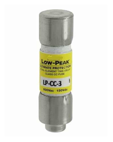 OMTUWORZ Sicherung LP-CC-3 600 V AC 3 A 10 x 38 mm Sicherungssockel UL(LP-CC-3 3A) von OMTUWORZ