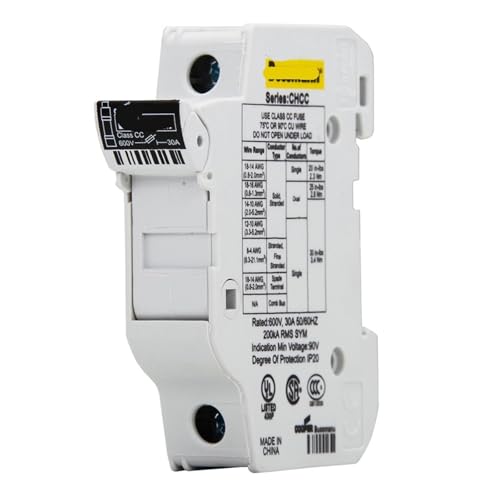 OMTUWORZ Sicherung LP-CC-3 600 V AC 3 A 10 x 38 mm Sicherungssockel UL-Basis CHCC 1P OMTUWORZ Sicherung LP-CC-3 600 V AC 3 A 10 x 38 mm Sicherungssockel UL-Basis CHCC 1P von OMTUWORZ