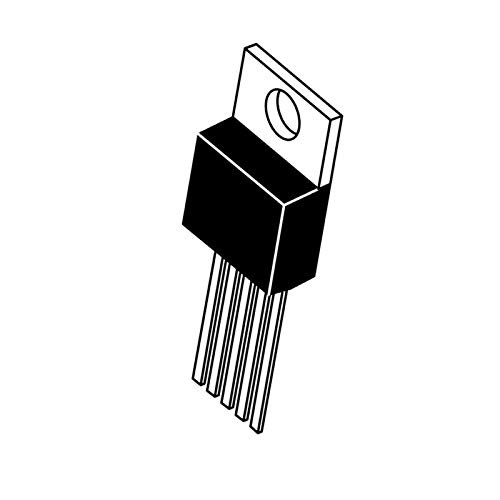 ON Semiconductor LM2576T-ADJ Step-Down Spannungsregler, einstellbar 1,23-37V/DC, 3A, TO-220 5-Pin von ON Semiconductor