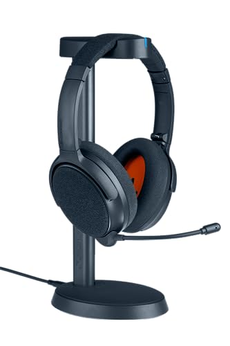 ONANOFF Fokus+ Hybrid Active Noise Cancelling Kopfhörer mit kabellosem Ladeständer, Deep Blue von ONANOFF