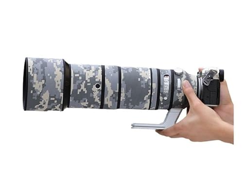 ONCFOTO Objektivabdeckung für Fujifilm XF 150–600 mm F5.6–8 Objektiv-Regenmantel, Camouflage-Objektiv, für Wildtier-Fotografie (Blatt-Camouflage) von ONCFOTO