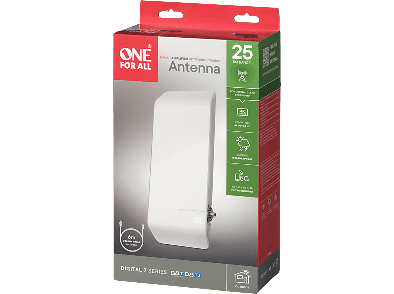 ONE FOR ALL SV 9450 5G Outdoor Antenne ONE FOR ALL SV 9450 5G Outdoor Antenne von ONE FOR ALL
