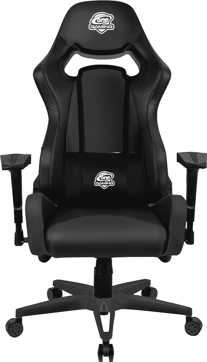 Gaming Stuhl in Echtleder, Chair Ultra BLACK Full Leather B-Ware Gaming Stuhl von ONE GAMING