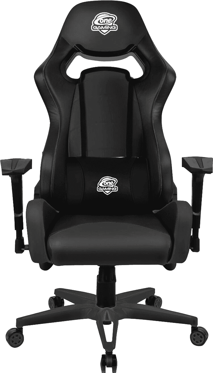 ONE GAMING B-Ware Gaming Stuhl - ONE GAMING Chair Ultra BLACK Full Leather von ONE GAMING