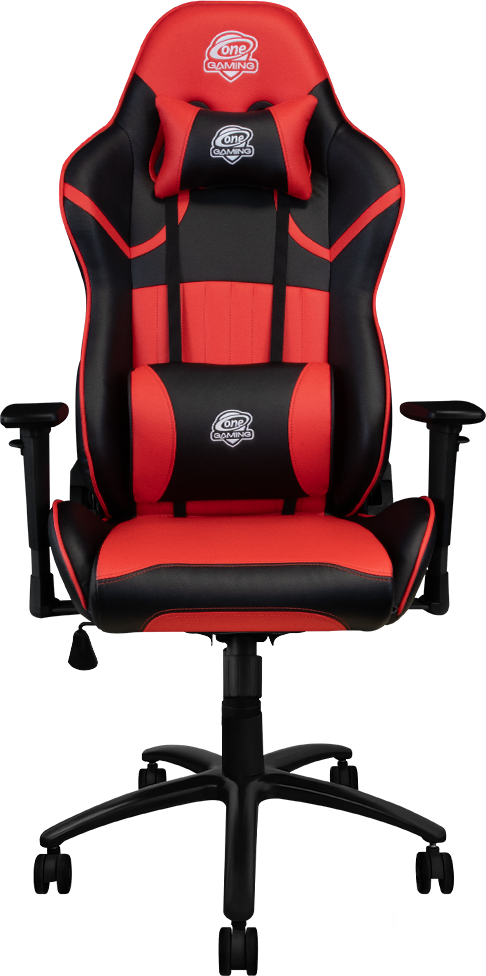 Gaming Stuhl in rot/schwarz  ONE GAMING Pro Red in edlem Kunstleder von ONE GAMING