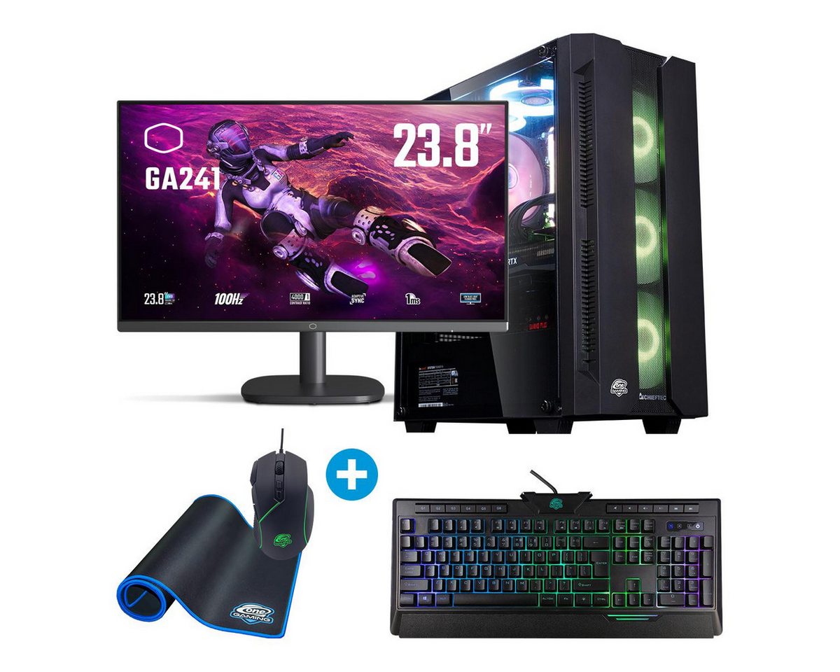 ONE GAMING Gaming Komplett-PC IN43 Gaming-PC (Intel Core i5 13600KF, GeForce RTX 4070, Luftkühlung) von ONE GAMING