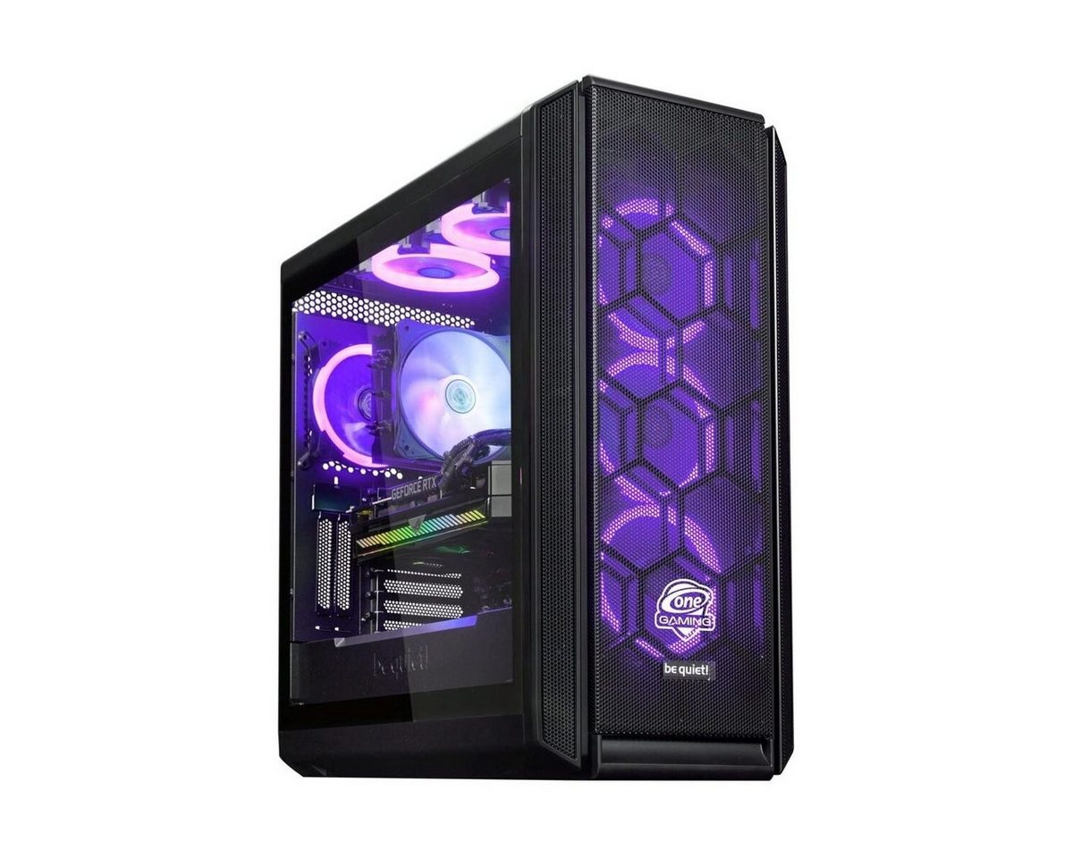 ONE GAMING High End PC Black Edition AR151 Gaming-PC (AMD Ryzen 7 9700X, Radeon RX 9070, 2000 GB SSD, Luftkühlung) von ONE GAMING