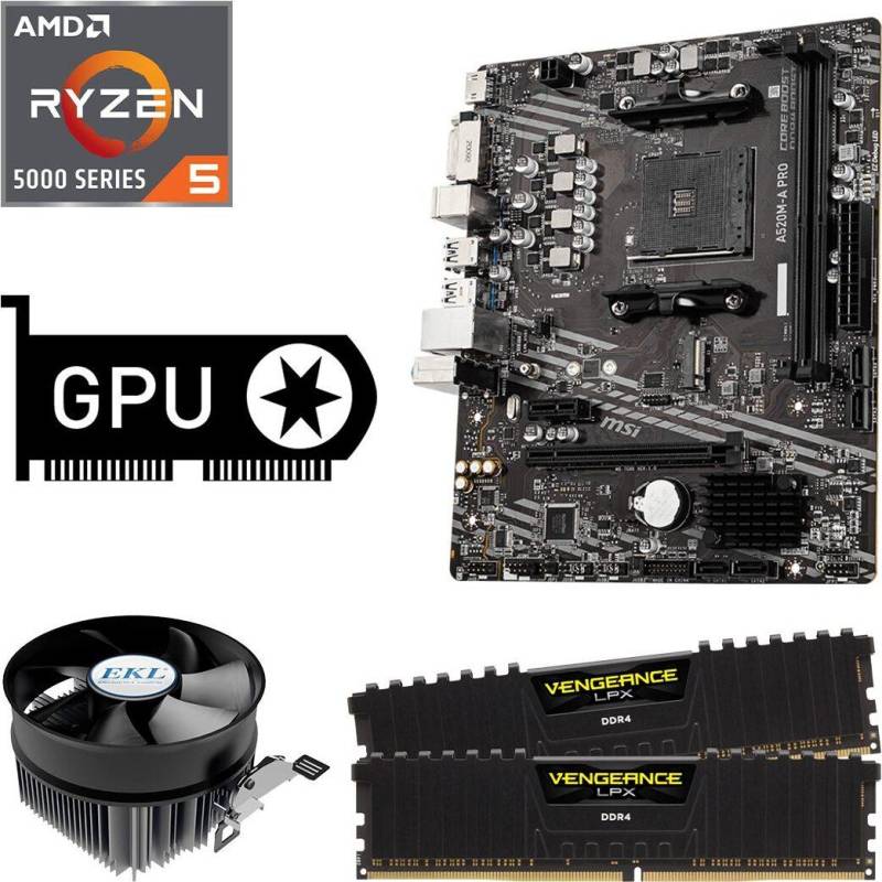 PC Aufrüstkit - AMD Ryzen 5 5500 - NVIDIA GeForce GTX 1650 - von ONE