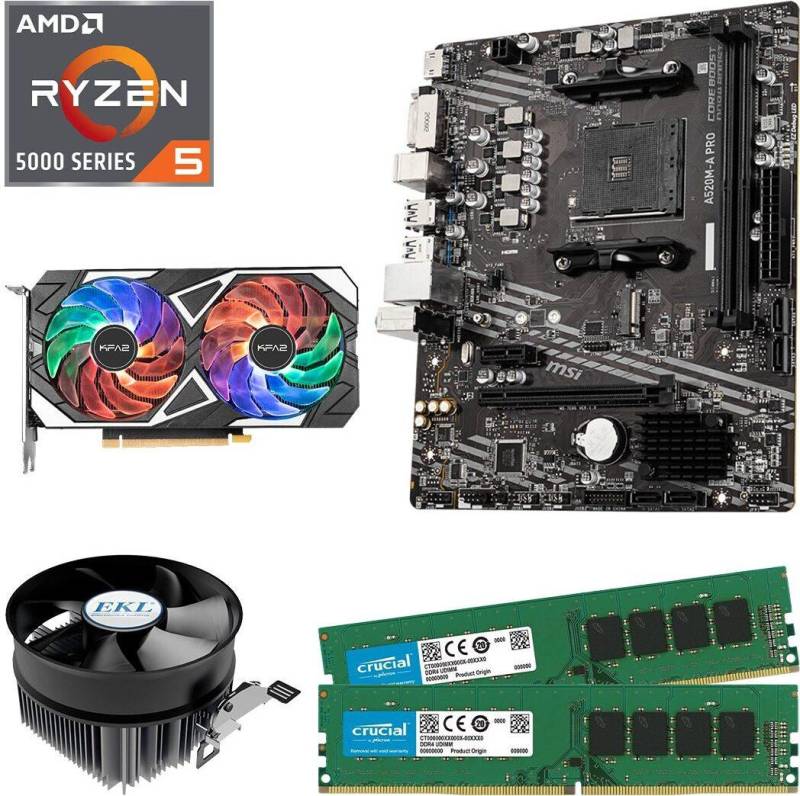 PC Aufrüstkit - AMD Ryzen 5 5600 - NVIDIA GeForce RTX 3050 - von ONE
