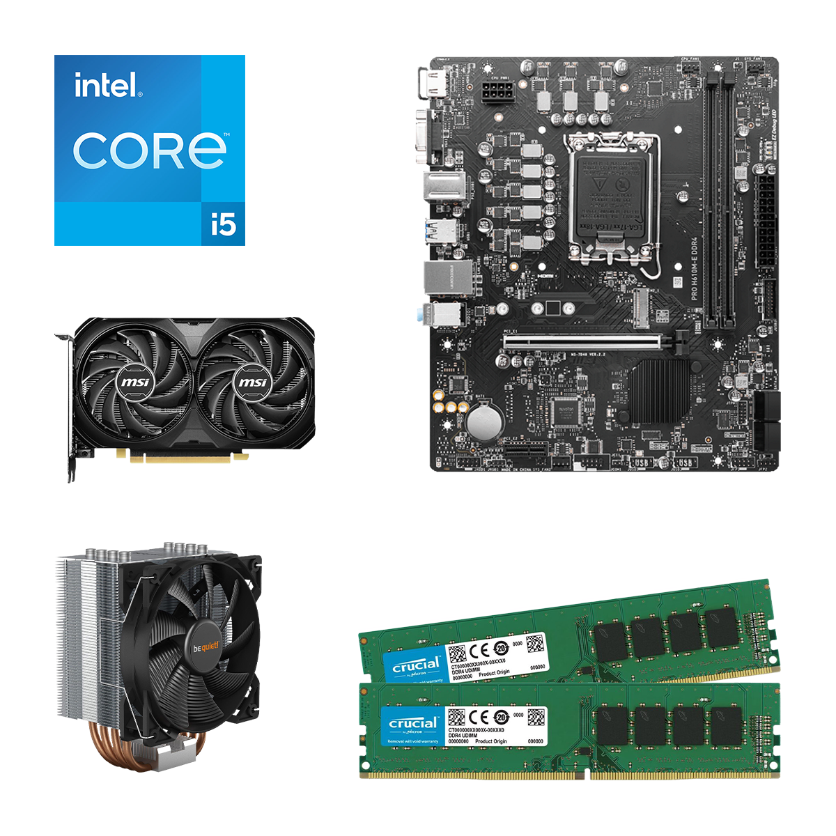 PC Aufrüstkit - Intel Core i5-13600KF - NVIDIA GeForce RTX 4060 Ti - von ONE