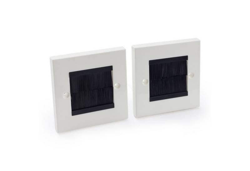 ONECONCEPT Kabelkanal Kabelblende 2er-Set ca. 86 x 86 mm von ONECONCEPT