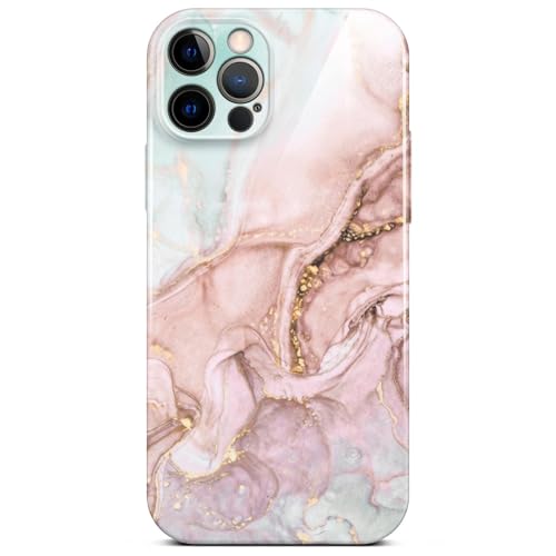 ONEFLOW Bliss Cover für iPhone 12 Pro Hülle in Marmor Optik, Designer Case Handy Schutzhülle mit Kameraschutz, Muster Hardcase Glitzer Handyhülle marmoriert, Rosa Grau ONEFLOW Bliss Cover für iPhone 12 Pro Hülle in Marmor Optik, Designer Case Handy Schutzhülle mit Kameraschutz, Muster Hardcase Glitzer Handyhülle marmoriert, Rosa Grau von ONEFLOW