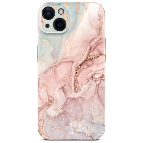 ONEFLOW Bliss Cover für iPhone 15 Hülle in Marmor Optik, Designer Case Handy Schutzhülle mit Kameraschutz, Muster Hardcase Glitzer Handyhülle marmoriert, Rosa Grau ONEFLOW Bliss Cover für iPhone 15 Hülle in Marmor Optik, Designer Case Handy Schutzhülle mit Kameraschutz, Muster Hardcase Glitzer Handyhülle marmoriert, Rosa Grau von ONEFLOW
