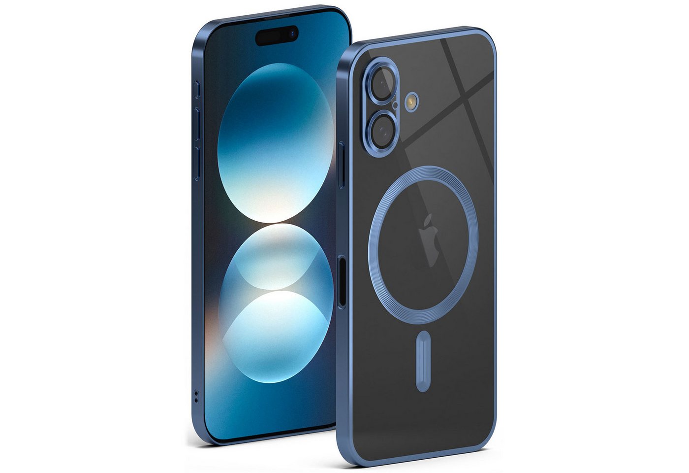 ONEFLOW Handyhülle für iPhone 16 Plus Hülle MagSafe Cover Aura Case Hellblau, Handy Schutz Hülle Silikon Case Back Cover durchsichtig Schutzhülle ONEFLOW Handyhülle für iPhone 16 Plus Hülle MagSafe Cover Aura Case Hellblau, Handy Schutz Hülle Silikon Case Back Cover durchsichtig Schutzhülle von ONEFLOW