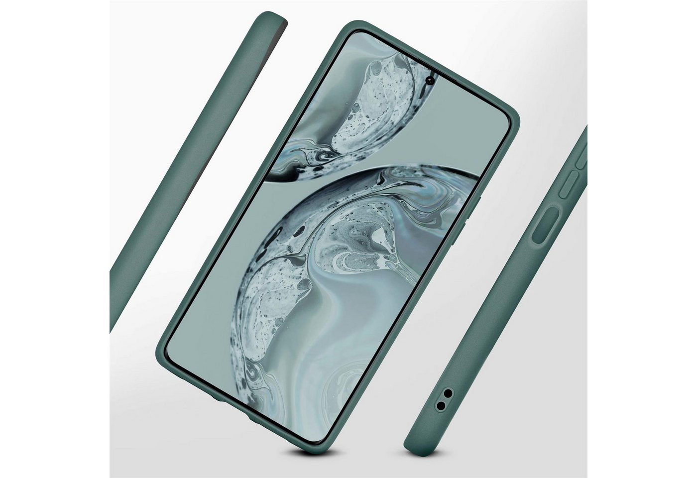 ONEFLOW Handyhülle ONEFLOW® Soft Case für Redmi 13, Hülle aus Silikon, Back Cover mit Kameraschutz, weiche Silikonhülle von ONEFLOW