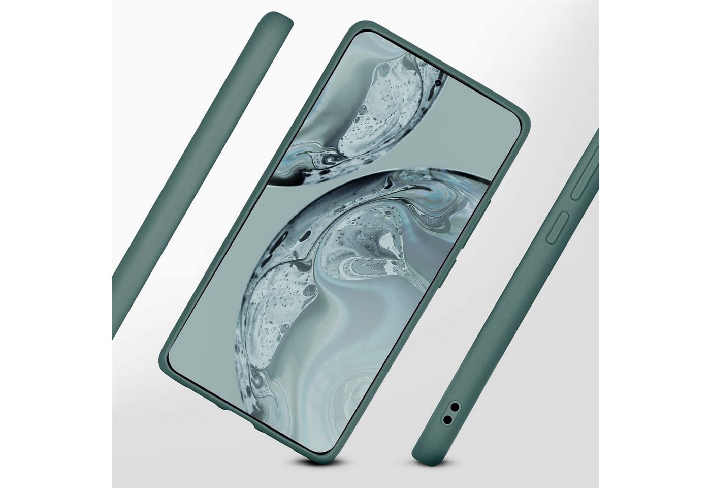 ONEFLOW Handyhülle ONEFLOW® Soft Case für Redmi Note 14 5G, Hülle aus Silikon, Back Cover mit Kameraschutz, weiche Silikonhülle von ONEFLOW