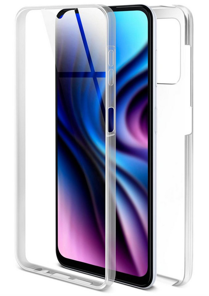 ONEFLOW Handyhülle ONEFLOW® Touch Case für Samsung Galaxy A13 (4G), Hülle beidseitig, 360 Grad Schutzhülle durchsichtig aus Silikon von ONEFLOW