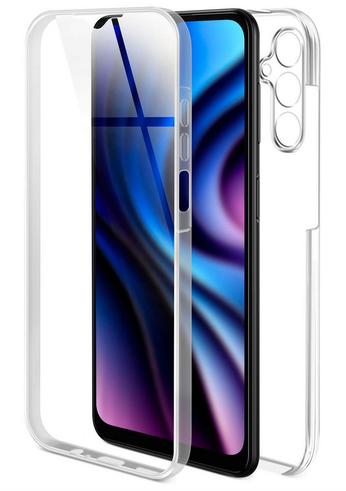 ONEFLOW Handyhülle ONEFLOW® Touch Case für Samsung Galaxy A13 5G, Hülle beidseitig, 360 Grad Schutzhülle durchsichtig aus Silikon von ONEFLOW