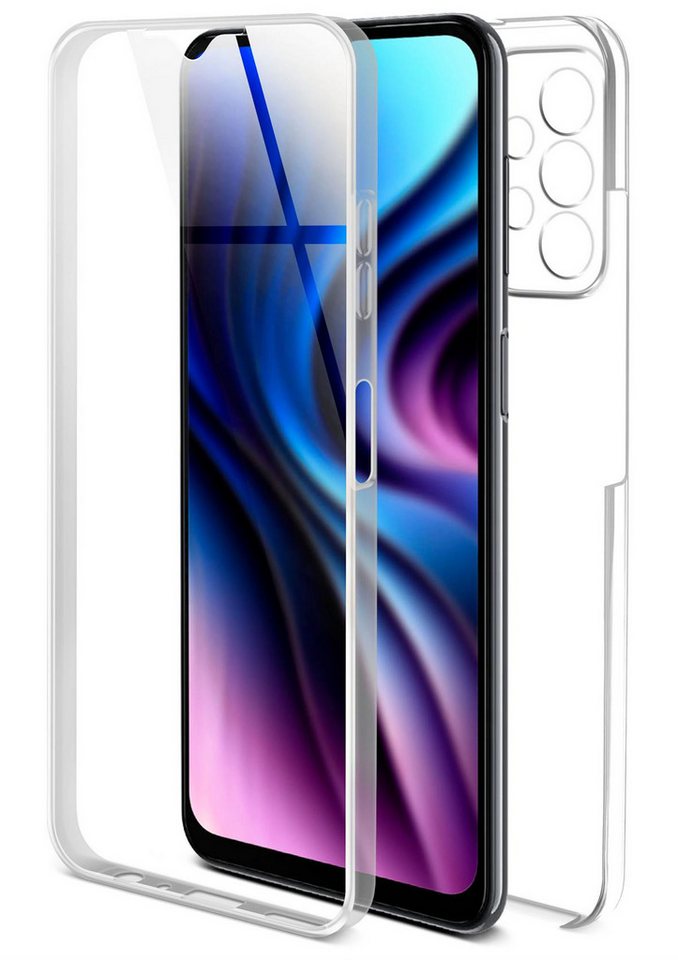 ONEFLOW Handyhülle ONEFLOW® Touch Case für Samsung Galaxy A23 5G, Hülle beidseitig, 360 Grad Schutzhülle durchsichtig aus Silikon von ONEFLOW
