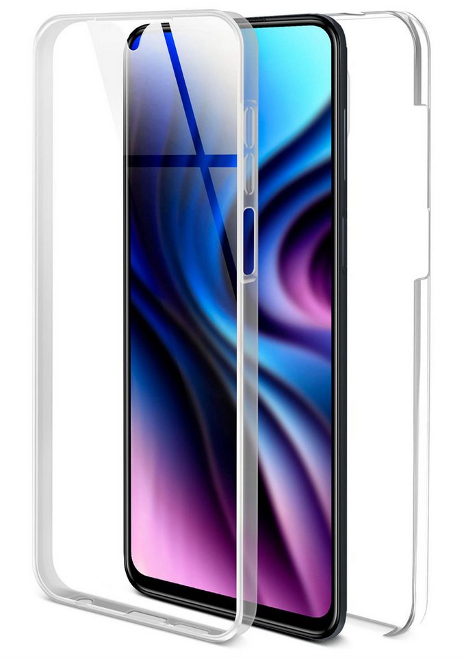 ONEFLOW Handyhülle ONEFLOW® Touch Case für Xiaomi Redmi Note 9 Pro, Hülle beidseitig, 360 Grad Schutzhülle durchsichtig aus Silikon von ONEFLOW
