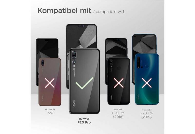 ONEFLOW Handyhülle Soft Case für Huawei P20 Pro, Hülle aus Silikon, Back Cover mit Kameraschutz, weiche Silikonhülle von ONEFLOW