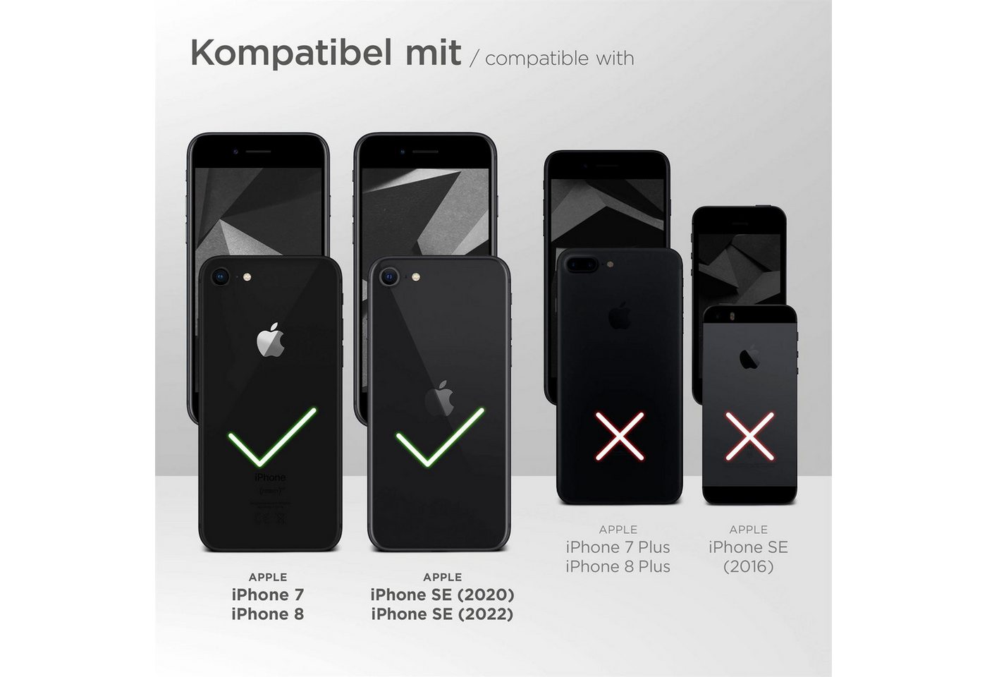 ONEFLOW Handyhülle Soft Case für Apple iPhone 7, Hülle aus Silikon, Back Cover mit Kameraschutz, weiche Silikonhülle ONEFLOW Handyhülle Soft Case für Apple iPhone 7, Hülle aus Silikon, Back Cover mit Kameraschutz, weiche Silikonhülle von ONEFLOW