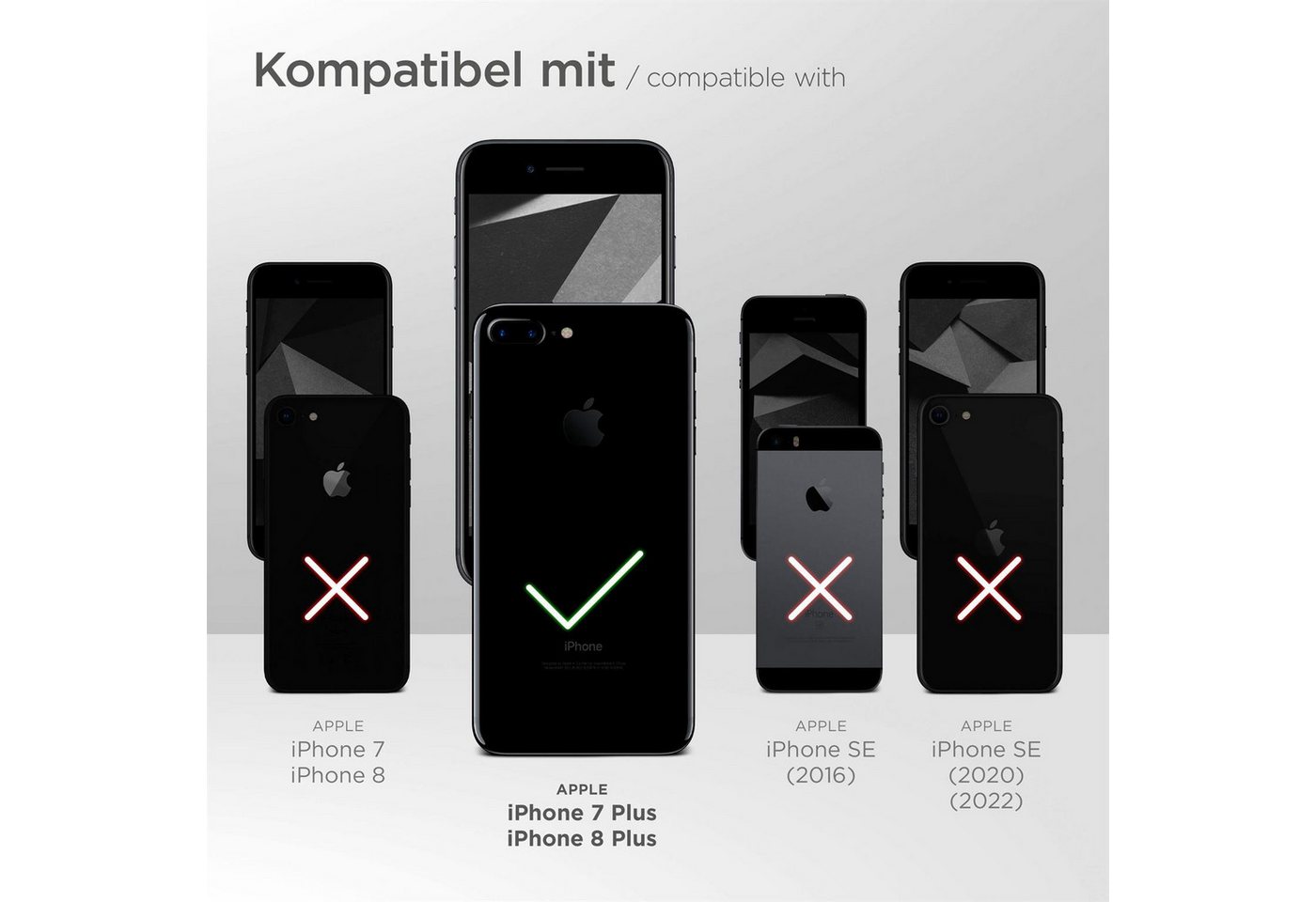 ONEFLOW Handyhülle Soft Case für Apple iPhone 7 Plus, Hülle aus Silikon, Back Cover mit Kameraschutz, weiche Silikonhülle ONEFLOW Handyhülle Soft Case für Apple iPhone 7 Plus, Hülle aus Silikon, Back Cover mit Kameraschutz, weiche Silikonhülle von ONEFLOW