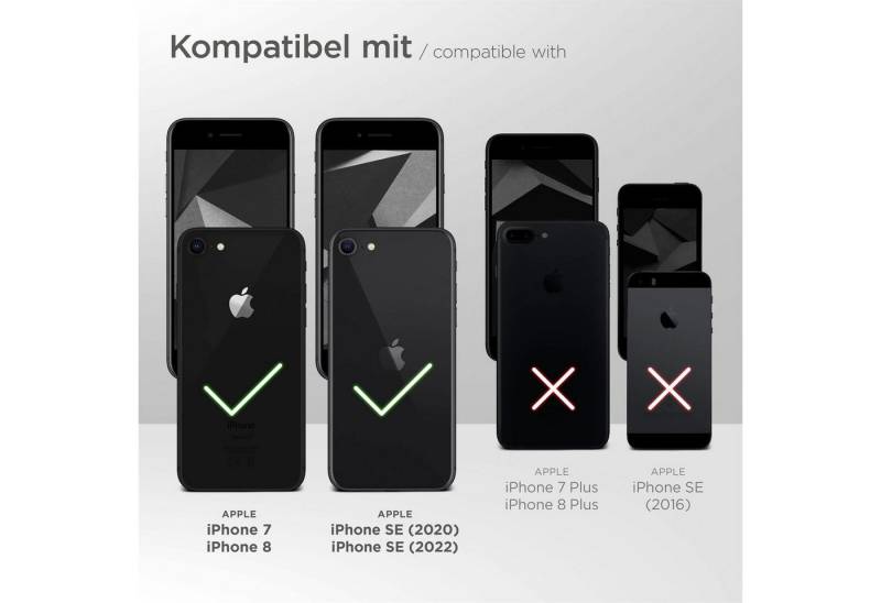 ONEFLOW Handyhülle Soft Case für Apple iPhone 8, Hülle aus Silikon, Back Cover mit Kameraschutz, weiche Silikonhülle von ONEFLOW
